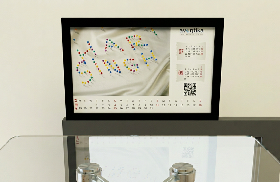 Avantika Desk Calendar 3D Animation